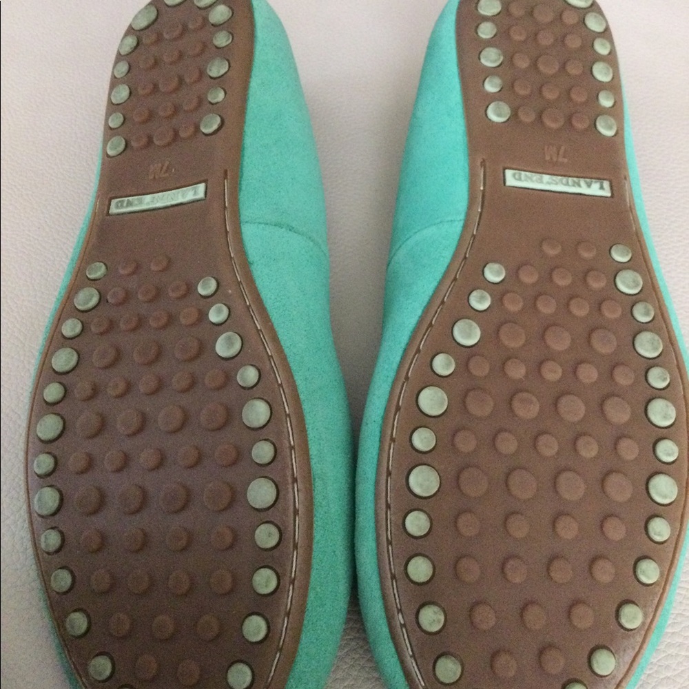 Land’s End loafers, green, beautiful condition. Size 7 - Picture 5 of 5